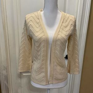 Lightweight cream colored sweater